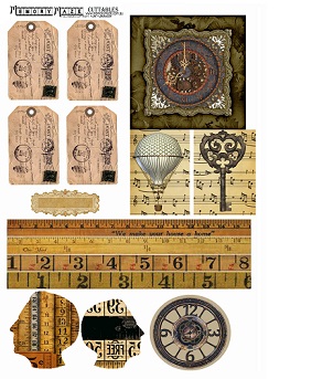 vintage, rulers, keys, clocks, tags,2022-1. Min buy 5.